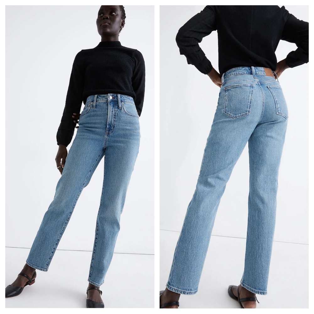Madewell Curve Perfect Vintage Straight Jeans
